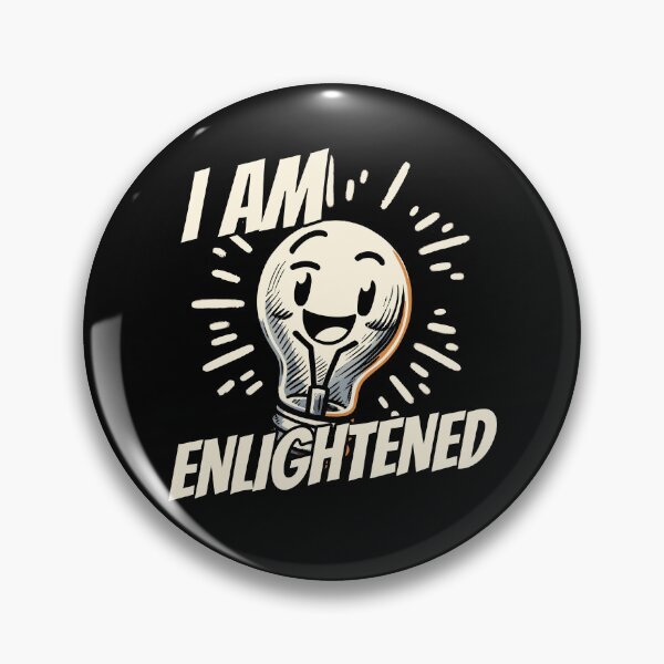 Item preview, I am Enlightened Light Bulb designed and sold by DoodleDashShop.