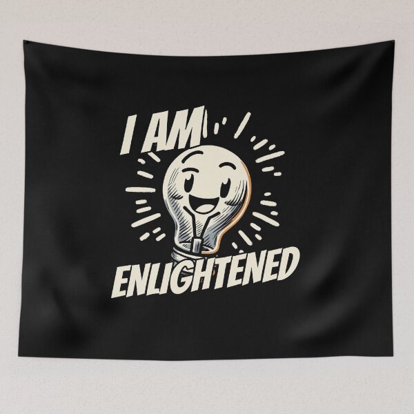 Item preview, I am Enlightened Light Bulb designed and sold by DoodleDashShop.