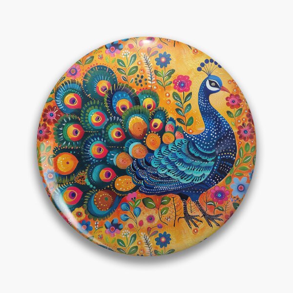 Item preview, Pakistani Truck Art Inspired Peacock designed and sold by EthnicDoodles.