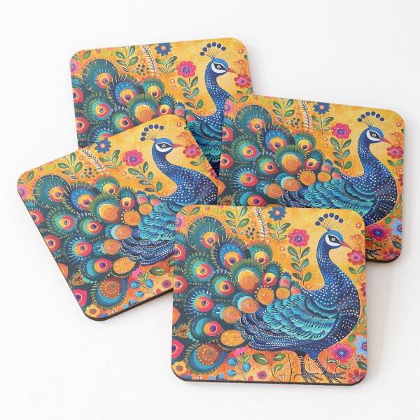 Item preview, Pakistani Truck Art Inspired Peacock designed and sold by EthnicDoodles.