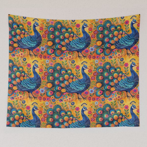 Item preview, Pakistani Truck Art Inspired Peacock designed and sold by EthnicDoodles.