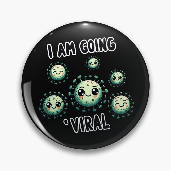 Item preview, I am going Viral Virus Scientist Design designed and sold by DoodleDashShop.