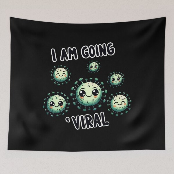 Item preview, I am going Viral Virus Scientist Design designed and sold by DoodleDashShop.