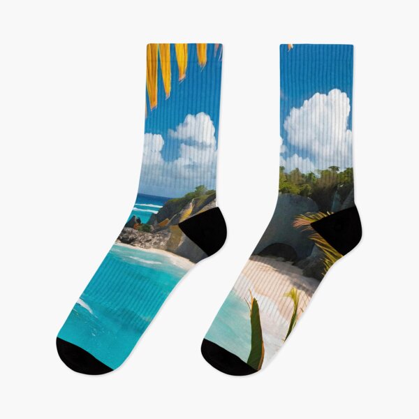 Item preview, Barbados Bliss: Beachfront Serenity designed and sold by GrizzlyCollective.