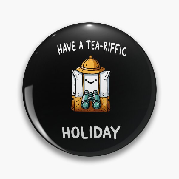 Artikelvorschau, Have a Tea-riffic Holiday Traveller entworfen und verkauft von DoodleDashShop.