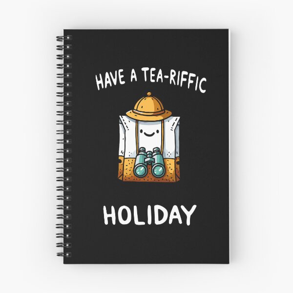 Item preview, Have a Tea-riffic Holiday Traveller designed and sold by DoodleDashShop.
