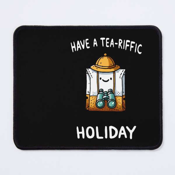 Item preview, Have a Tea-riffic Holiday Traveller designed and sold by DoodleDashShop.