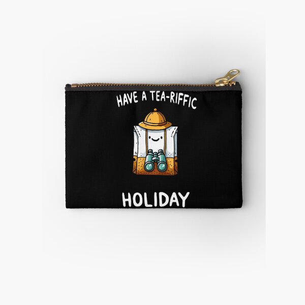 Item preview, Have a Tea-riffic Holiday Traveller designed and sold by DoodleDashShop.