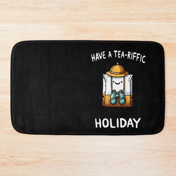 Item preview, Have a Tea-riffic Holiday Traveller designed and sold by DoodleDashShop.