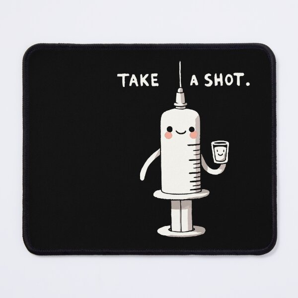 Item preview, Take a Shot Medicine Pun designed and sold by DoodleDashShop.