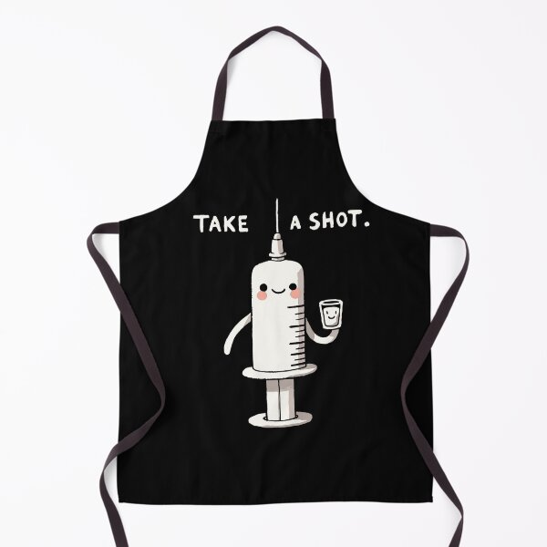 Item preview, Take a Shot Medicine Pun designed and sold by DoodleDashShop.