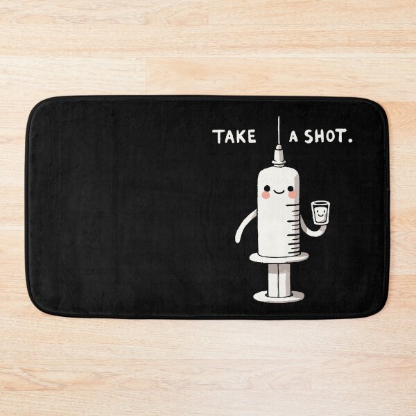 Item preview, Take a Shot Medicine Pun designed and sold by DoodleDashShop.