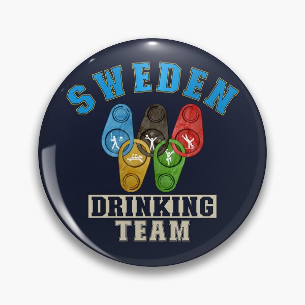Item preview, Funny Sweden Olympic Drinking Team  designed and sold by Tshirtart.