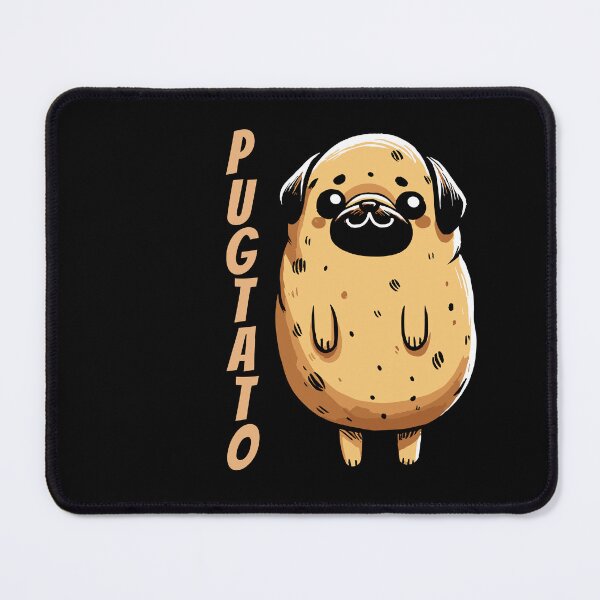 Item preview, Pugtato Couch Potato Pug Dog designed and sold by DoodleDashShop.