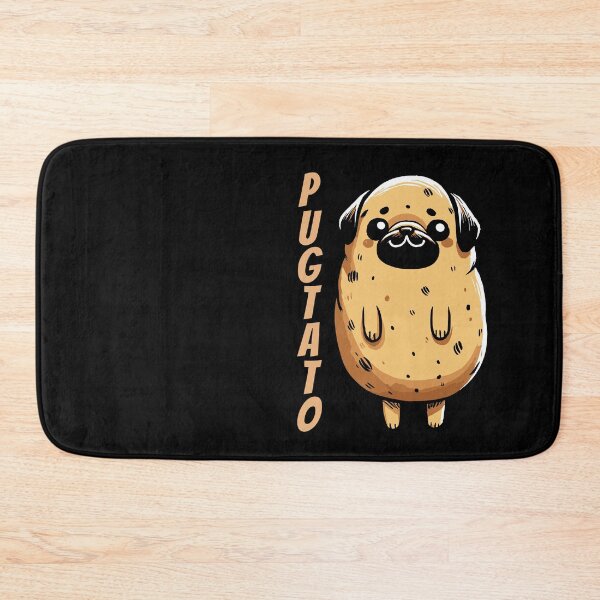 Item preview, Pugtato Couch Potato Pug Dog designed and sold by DoodleDashShop.
