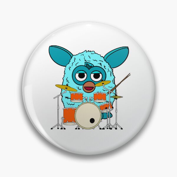 Item preview, Light Blue Drummer Furby designed and sold by Animals-by-JB.