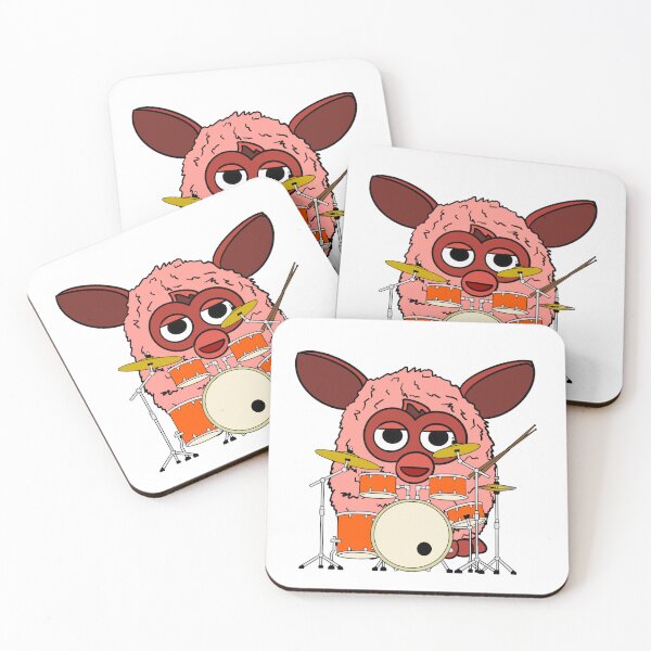 Item preview, Cherry Red Drummer Furby designed and sold by Animals-by-JB.