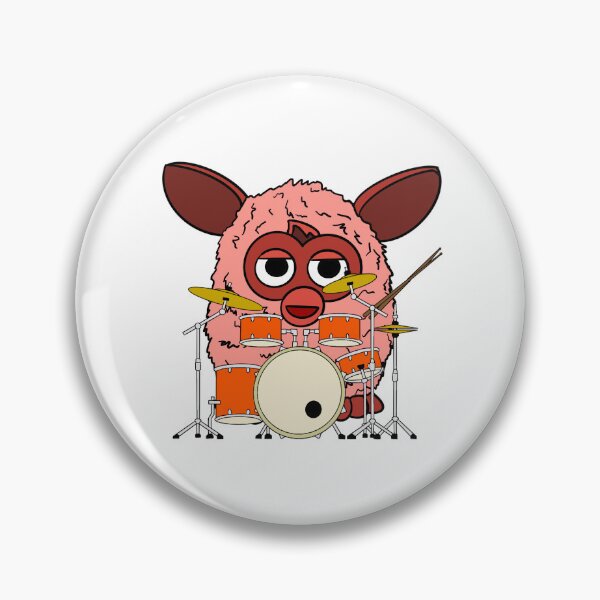 Item preview, Cherry Red Drummer Furby designed and sold by Animals-by-JB.