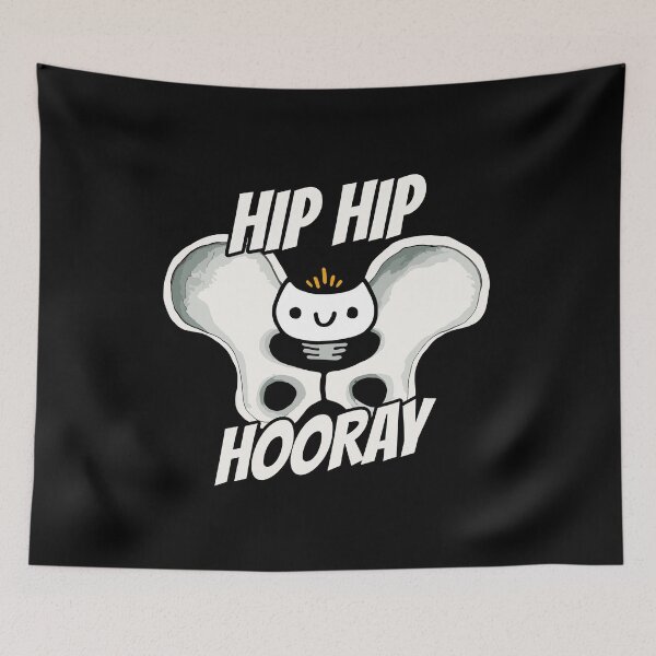 Item preview, Hip Hip Hooray Happy Hip designed and sold by DoodleDashShop.