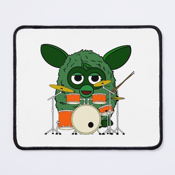 Item preview, Forest Green Drummer Furby designed and sold by Animals-by-JB.