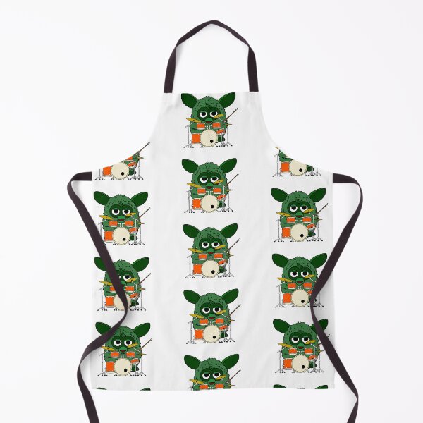 Item preview, Forest Green Drummer Furby designed and sold by Animals-by-JB.