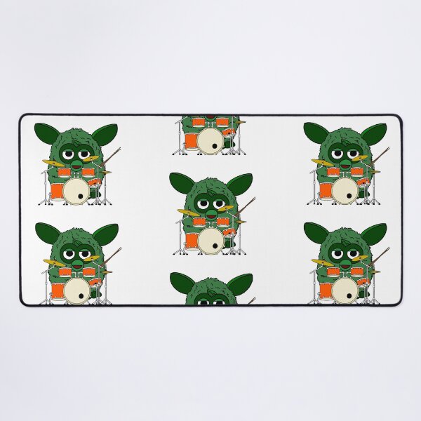 Item preview, Forest Green Drummer Furby designed and sold by Animals-by-JB.