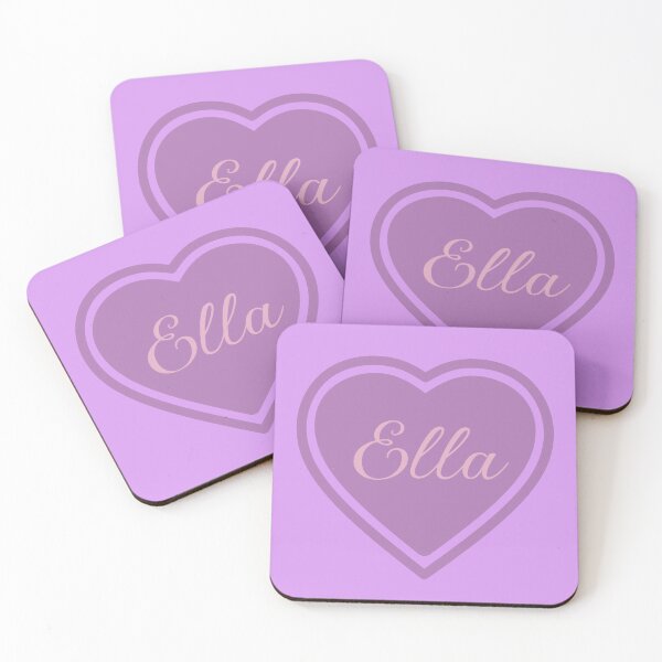 Item preview, Ella Girl Name Purple designed and sold by Monika Howarth.