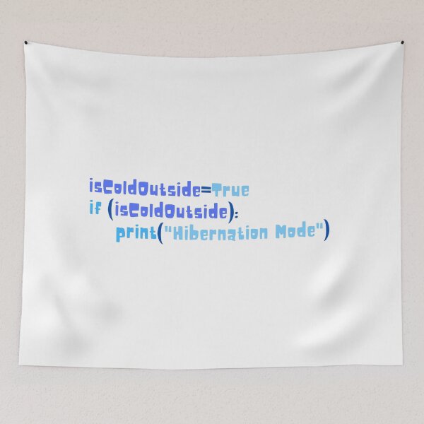 Item preview, Hibernation Mode Code Dark Blue Font Colors And Light Blue Font Colors designed and sold by tranquil-haven.