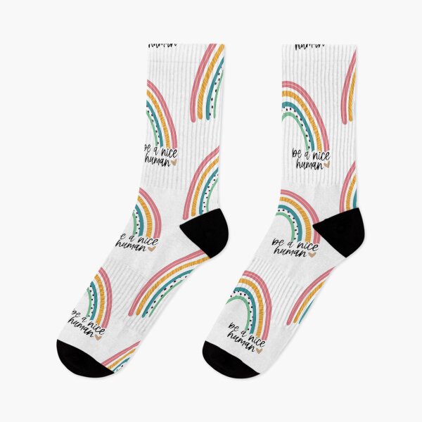 Item preview, Rainbow Be a Nice Human designed and sold by mafervicenttin.