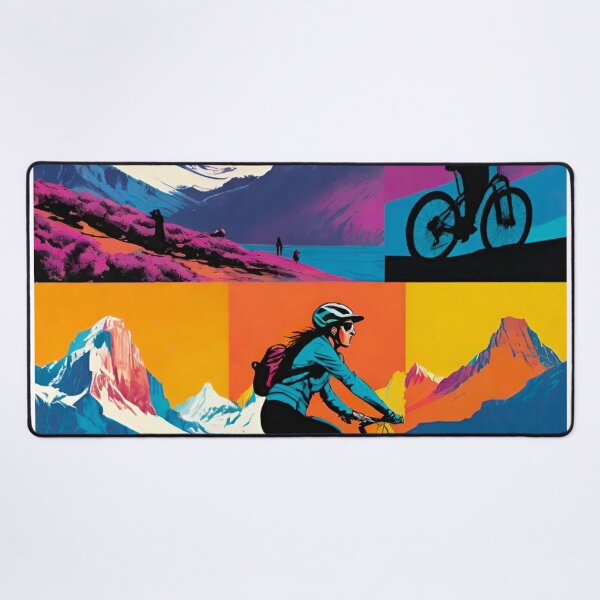 Item preview, Mountain Queens: Female MTB Riders Conquer Peaks designed and sold by GrizzlyCollective.