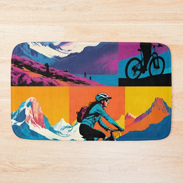 Item preview, Mountain Queens: Female MTB Riders Conquer Peaks designed and sold by GrizzlyCollective.