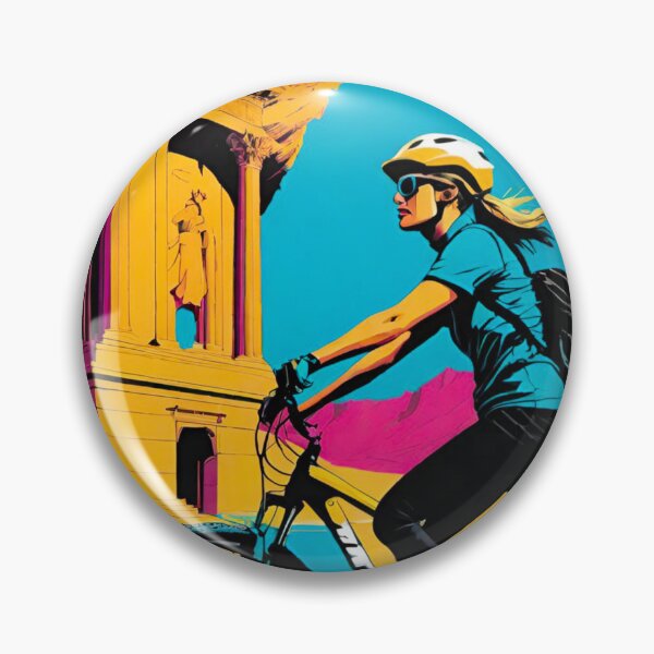 Item preview, Italian Trailblazer: Female MTB Rider in the Heart of Italy designed and sold by GrizzlyCollective.