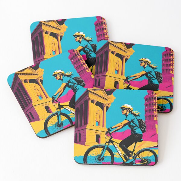 Item preview, Italian Trailblazer: Female MTB Rider in the Heart of Italy designed and sold by GrizzlyCollective.