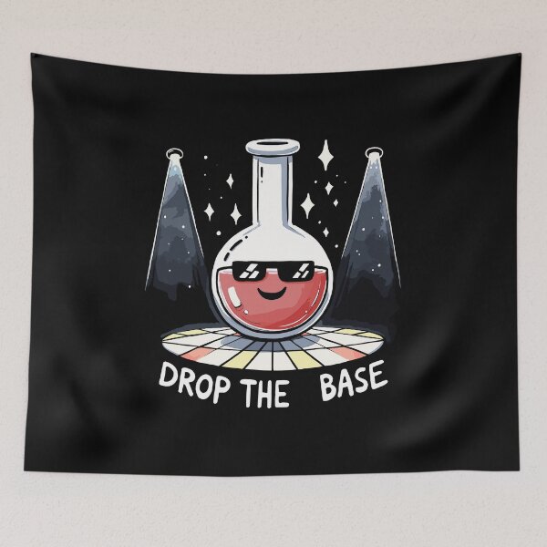 Item preview, Drop the Base Disco Chemist designed and sold by DoodleDashShop.