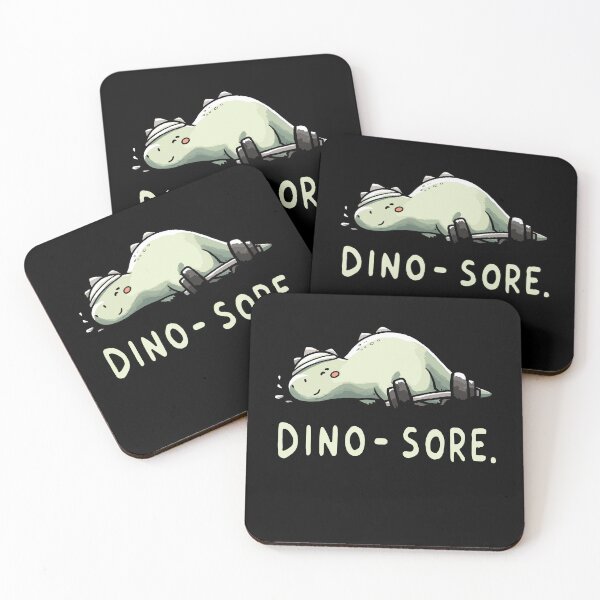 Item preview, Sore Dinosaur Fitness Dino designed and sold by DoodleDashShop.