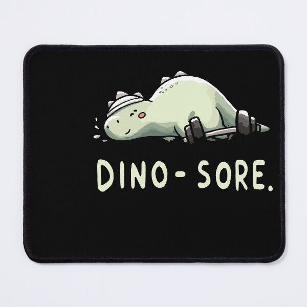 Item preview, Sore Dinosaur Fitness Dino designed and sold by DoodleDashShop.