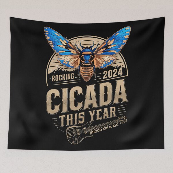 Item preview, CICADA ROCKING THIS YEAR 2024 ROCK GUITAR  designed and sold by justyna-s28.