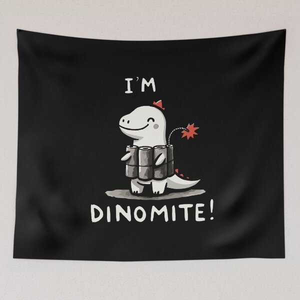 Item preview, I am Dinomite Dynamite Dino Dinosaur designed and sold by DoodleDashShop.