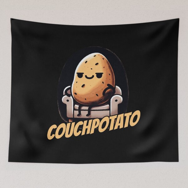 Item preview, Couch Potato Lazy Day Design designed and sold by DoodleDashShop.