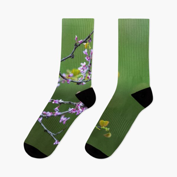 Item preview, Redbud Flowers and Green Background designed and sold by SafariByMarisa.