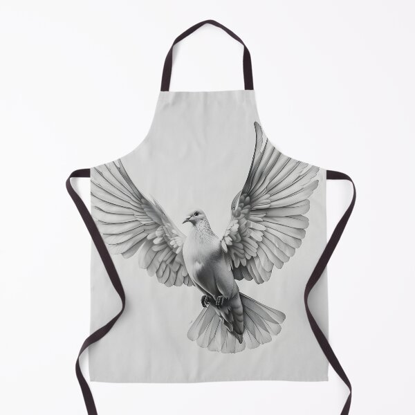 Item preview, Black and White pigeon pencil drawing designed and sold by Pencil-Art.