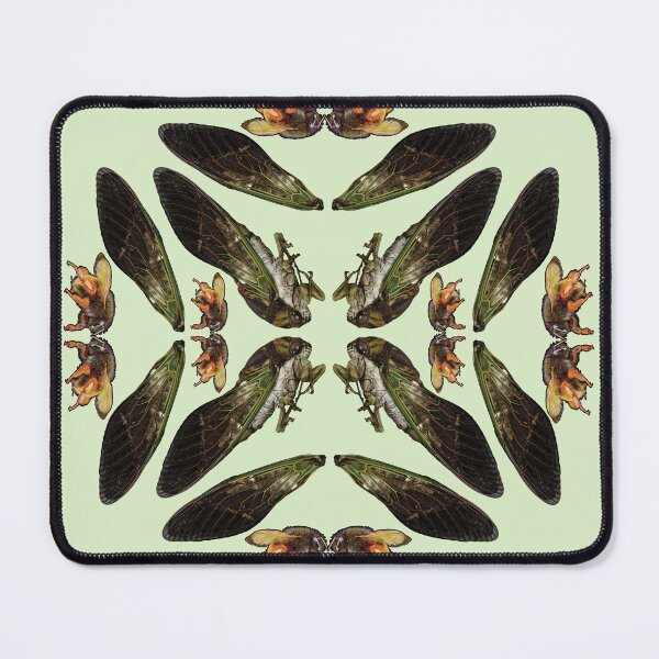 Item preview, Cicada and Bumble Bee mandala designed and sold by DreamingBeetle.