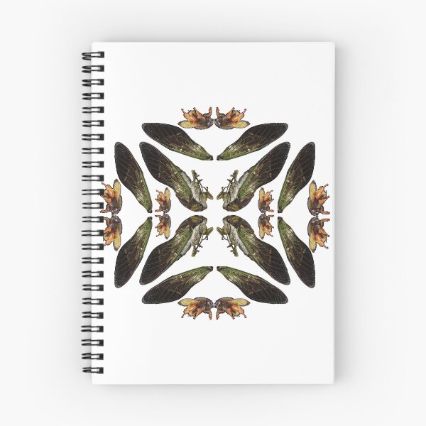 Item preview, Cicada and Bumble Bee mandala designed and sold by DreamingBeetle.