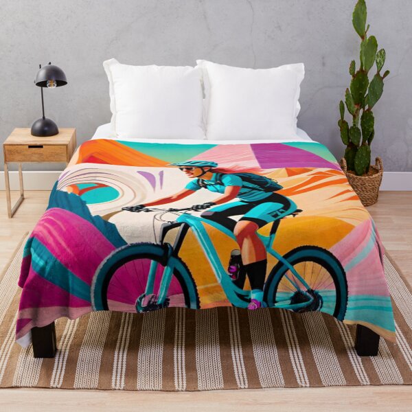 Item preview, Dynamic Essence: Abstract MTB Rider designed and sold by GrizzlyCollective.