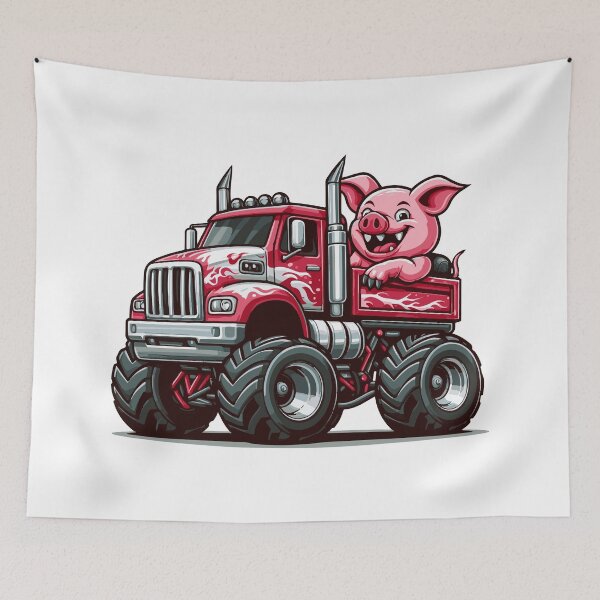 Item preview, pig truck monster designed and sold by Ren-Zou.
