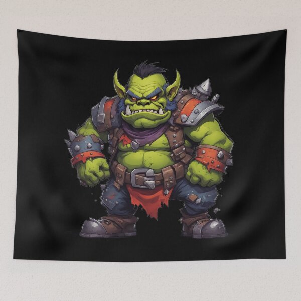 Item preview, Orc Warrior, Cool Character, RPG Warboss designed and sold by Burn-Ego.