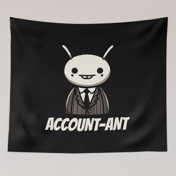 Item preview, Accountant Tax Ant designed and sold by DoodleDashShop.