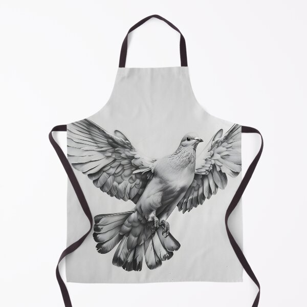 Item preview, Black and White pigeon pencil drawing designed and sold by Pencil-Art.