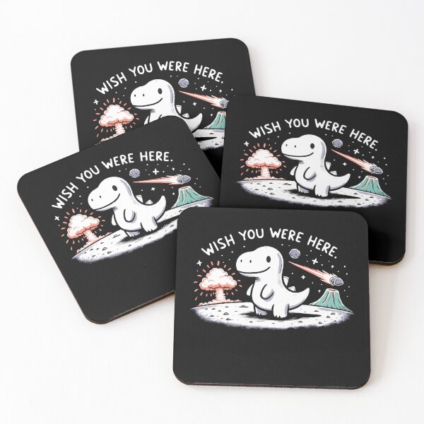 Item preview, Wish you were here Dinosaur Dino designed and sold by DoodleDashShop.