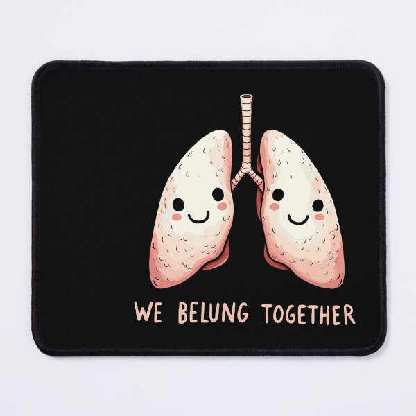 Item preview, We belong together Love Lung designed and sold by DoodleDashShop.